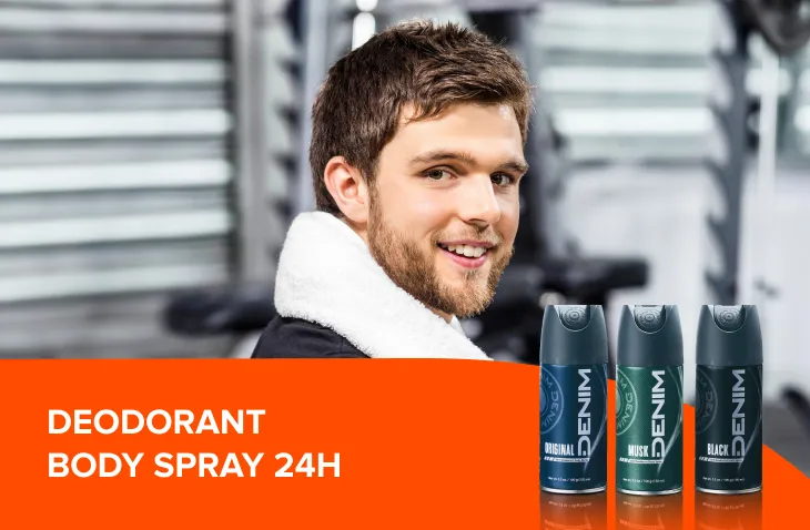 Deodorant Body Spray 24H Card